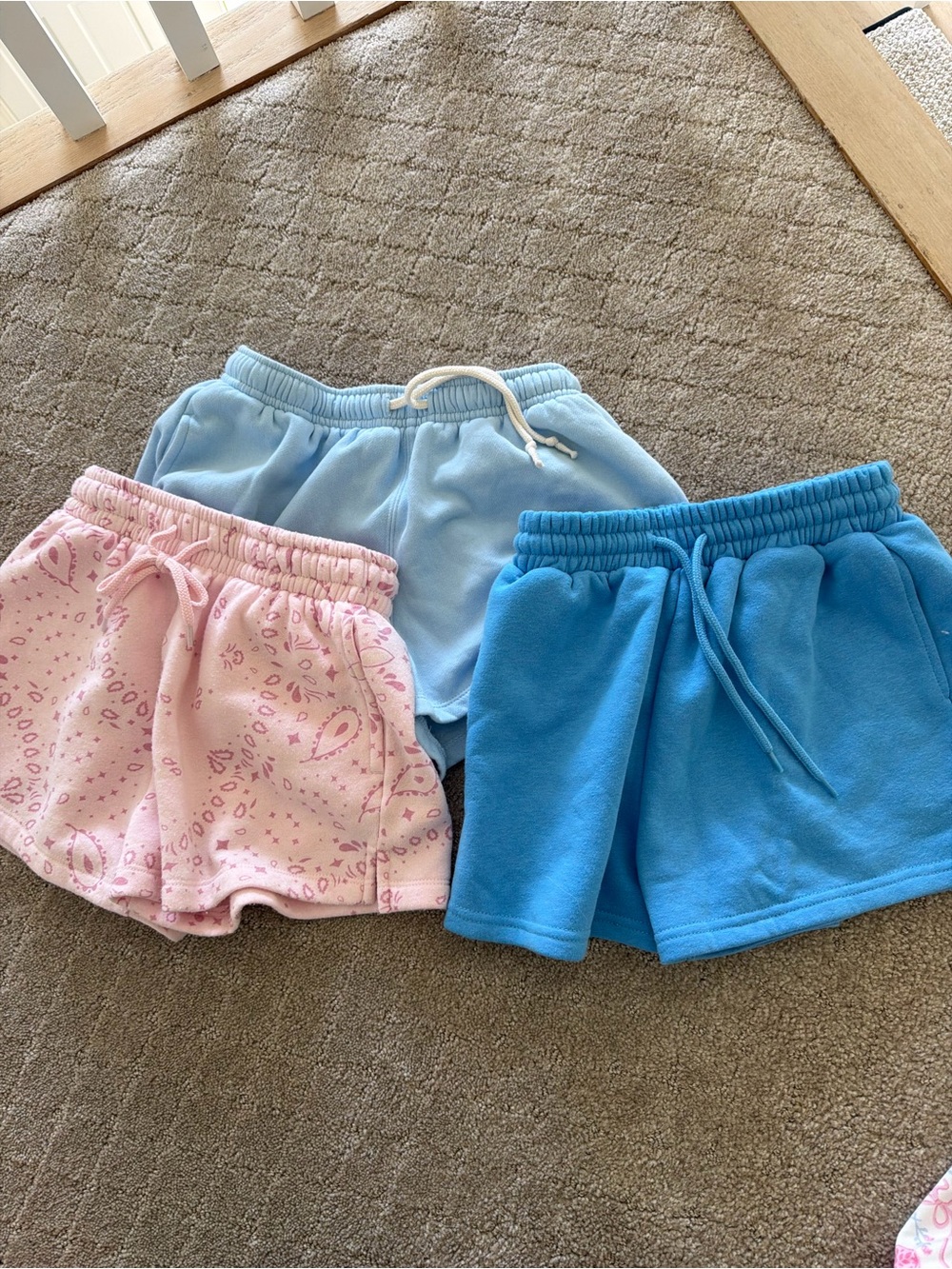 Women’s Shorts Bubdle - Pink & Light Blue-xxs and xs